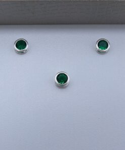 F2-5 Pingente Redondo Galeria Esmeralda PII-1397 0.37g Lote 19