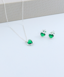 B4-50 CONJUNTO CORAÇÃO 6MM COM CARTIER