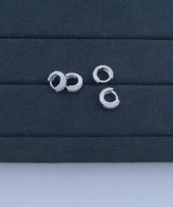 E1-29 Argola Cravejada 11mm  1.8g Lote 18