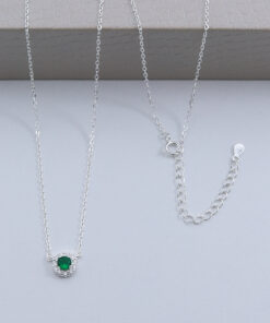 B1-72 COLAR PONTO DE LUZ CRAVEJADO IMPORTADO 1,85G LOTE 17