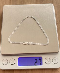 L2-59 Pulseira  Grumet  Duplo 2,5mm F050, 2,70g   Lote  4