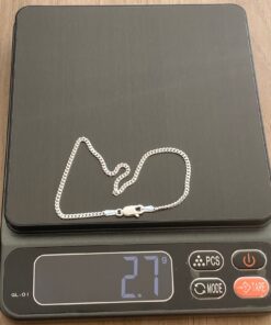 L2-51 Pulseira Miami Curb “ Cubana” 2mm  F060  2,70g  Lote 4