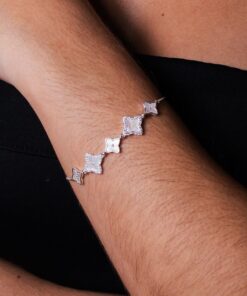 I1-97 Pulseira Cravejada importada Peso aproximado: 3.4g Lote 17