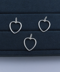 F3-72 Pingente Coração  0,75g Lote 20