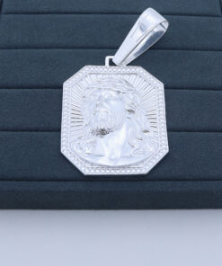 M4-9 Pingente masculino face de Cristo TAM 9.3cm 44.3g  Lote 2