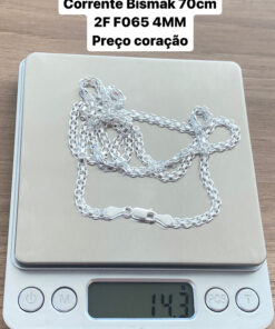 L3-1 CORRENTE BISMAK 70CM  2F 4MM  LOTE 5