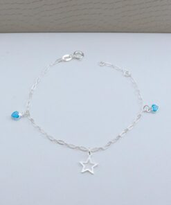 I2-142 Pulseira Feminina peso aproximado:1.3g Lote 16