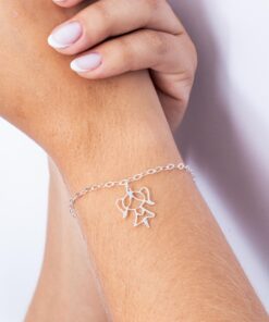 H5-46 Pulseira Feminina  E246 peso aproximado 1,2g  lote 16