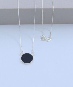 C3-44 Colar Ônix Peso Aproximado 2.1g Lote 19