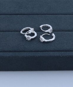 E1-5 Argola Cravejada Importada  1.8g Lote 18