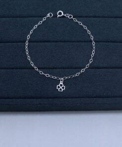 H5-47 Pulseira Feminina peso aproximado :1,1g Lote 16  E449