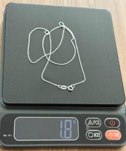 L2-37 CORRENTE V15 DIAMANTADA 45CM N 1,8g Lote 3