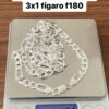 L3-16 CORRENTE 3X1 FIGARO 8MM 80CM  LOTE 1