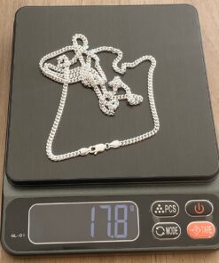 L2-58 Corrente Miami Curb “ Cubana” 3mm   70cm F080   Lote 1