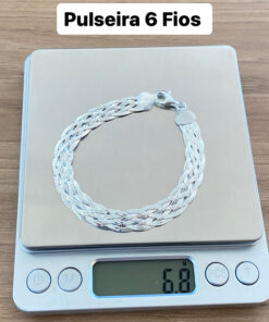L1-5 Pulseira 6 FIOS  6.8g Lote  4