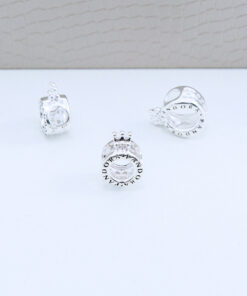 D5-67  Berloque Aliança Pandora Cravejada Importada Peso Aproximado 2,15g Lote 18