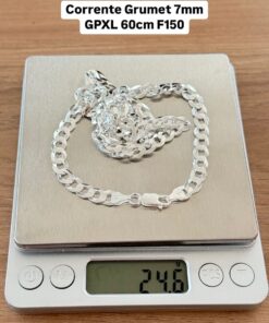 L1-28 CORRENTE GRUMET 7MM GPXL 60CM F150 LOTE 1