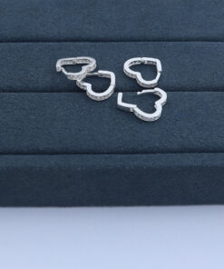 E1-58 ARGOLA CORAÇÃO CLICK 1 ,9g Lote 18