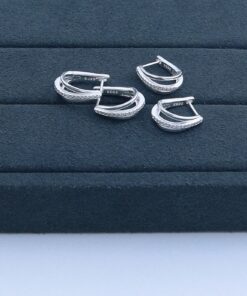 E1-83 Argola Cravejada Importada  2.8g Lote 18