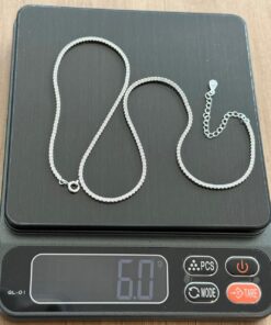 C3-78 Colar  Riviera 1,75mm 40+5cm 6,1g Lote 14