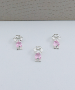 F1-65 PINGENTE MENINA PIF162F ROSA 0,7G Lote 19