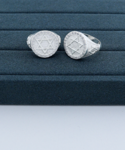 Q3-13 ANEL ESTRELA DE DAVID ANI1381 PESO APROXIMADO 7,35g L8