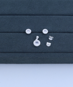 B2-53 CONJUNTO REDONDO CRAVEJADO IMPORTADO 2,5g LOTE 17