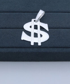 M5-12 Pingente Masculino Cifrão TAM 4.2cm 5g Lote 2