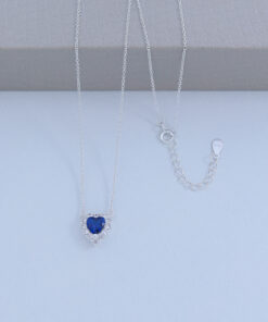 C1-62 Colar Cravejado Importado Prata 925 PESO APROXIMADO 2,35g Lote 17