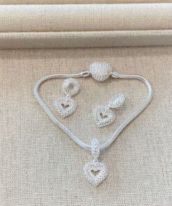 D2-66 Berloque Coração BLQ3D20 Peso Aproximado 1g L20