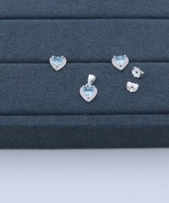 C4-18 Conjunto Coração  Importado 1.82g Lote 17