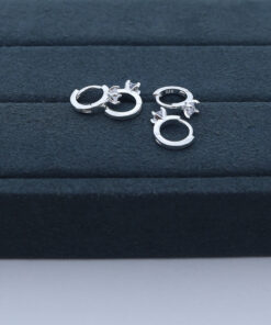 E2-13 Argola M Cravejada  Importada 1,3g Lote 18