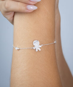 I1-101 Pulseira Cravejada importada Peso aproximado: 3.2g Lote 17