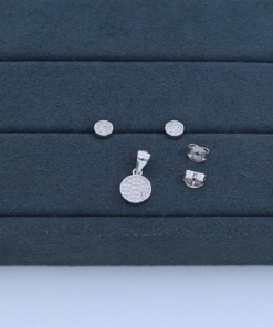 B4-48 CONJUNTO IMPORTADO COM RODIO 2,2g LOTE 17