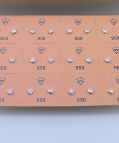 A1-11 Brinco Coração 4 mm MÍN. 6 UNID.