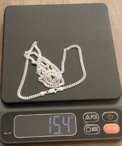 L3-2 Corrente Miami Curb “ Cubana” 3mm  60cm F080   Lote 1