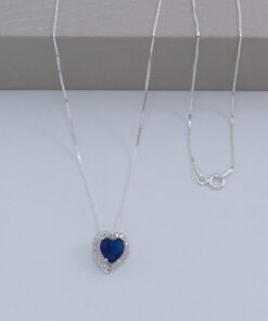 B3-92 Colar Coração luxo PESO APROXIMADO 2,4g Lote 17