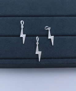 F1-3 Pingente Importado Raio 19x6mm 0,8g  Lote 17