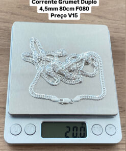 L3-35 GRUMET DUPLO 4,5MM 80CM F080  LOTE 3
