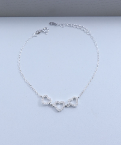 H5-10 Pulseira  Cravejada Importada Peso aproximado 2,2g Lote 17