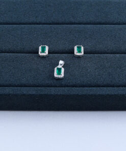 B1-64 CONJUNTO RETANGULAR CRAVEJADO IMPORTADO 2,3g Lote 17