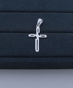 M5-23 Pingente Masculino Crucifixo  TAM 3.5cm 1.2g  Lote 2