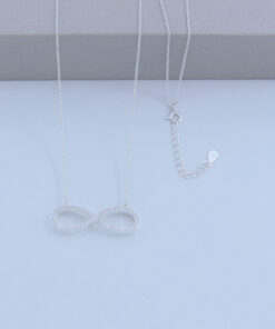 C1-2 Colar Cravejado Importado Prata 925 Peso Aproximado 2,5g Lote 17