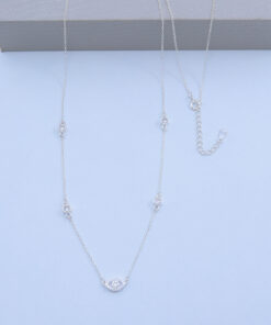 B2-69 COLAR CRAVEJADO OLHO GREGO IMPORTADO PESO APROXIMADO 2,75g LOTE 17