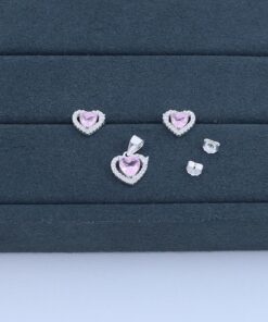 B4-26 Conjunto Coração Importado  3.5g Lote 17