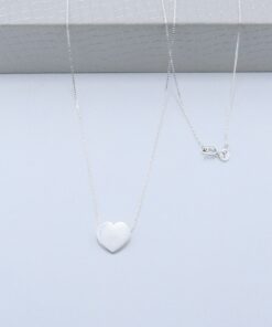 C2-77 Colar Coração Peso Aproximado 1.99g Lote 16