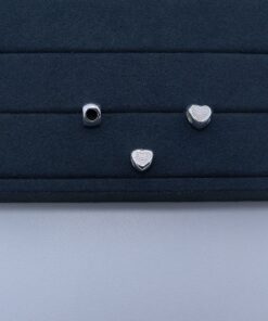 D2-17 Berloque Separador Coração 1.82g Lote 20