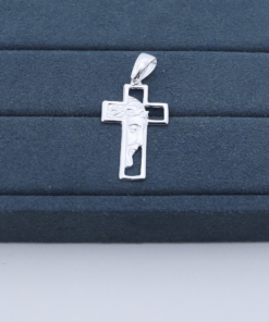 M4-59 Pingente Masculino Crucifixo  TAM: 4.2cm 2.6g Lote 2