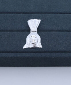 M3-32 Pingente Saco de Dinheiro  TAM 3,4cm   4,1g  Lote 2