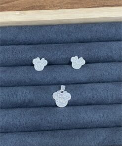 B6-35 Conjunto Minnie Cravejado Importado  2,5g Lote 17